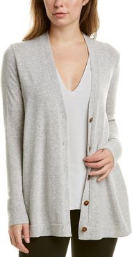 Lafayette 148 New York A-Line Cashmere Cardigan