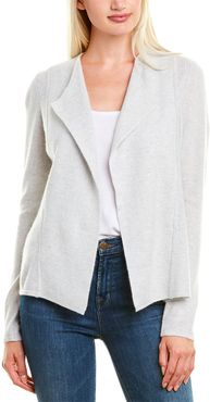 Forte Cashmere Flounce Back Cashmere Cardigan