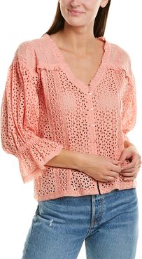 Love Sam Vivienne Eyelet Top