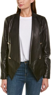 Tahari Penelope Leather Jacket