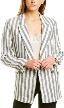 Iro Striped Linen Jacket
