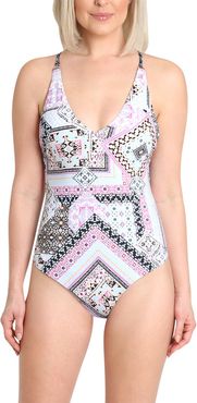 Nanette Lepore Val V-Neck One-Piece