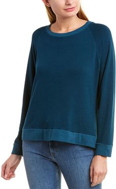 Monrow Lace-Up Sweatshirt