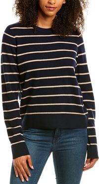 Vince Striped Cashmere Top