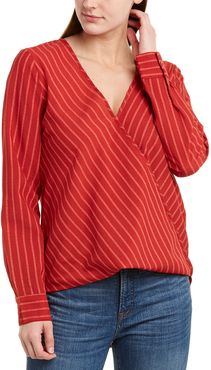 BCBGMAXAZRIA Wrap Top