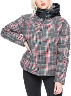 Coalition LA Plaid Intentions Hooded Jacket