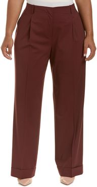 Lafayette 148 New York Plus Rivington Wool-Blend Pant