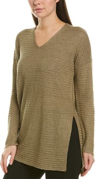 Lafayette 148 New York High Slit Tunic Sweater