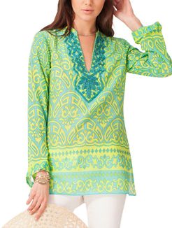 Hale Bob Silk-Blend Tunic