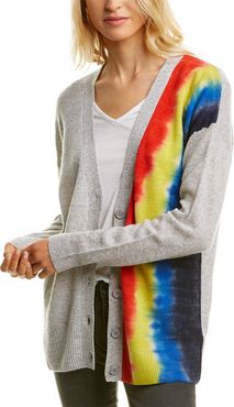 Scott & Scott London Rainbow Cashmere Cardigan