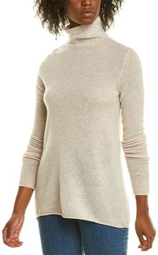 Forte Cashmere Funnel Neck Cashmere Sweater