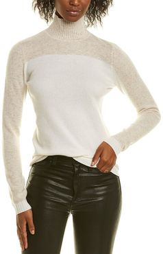Forte Cashmere Colorblocked Sweater