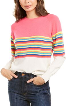 Scott & Scott London Block Stripe Cashmere Sweater