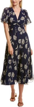 Diane von Furstenberg Leilah Silk Midi Dress