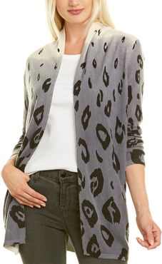 Kier + J Printed Cashmere Cardigan