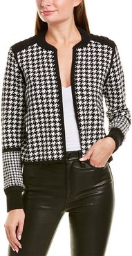 Vince Camuto Houndstooth Cardigan