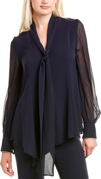 Max Mara Studio Nunzio Silk Top