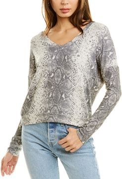 Wildfox Daphne Python Pullover