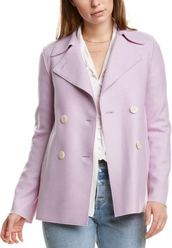 HARRIS WHARF Wool Peacoat