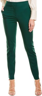 Oscar de la Renta Skinny Leg Wool-Blend Pant