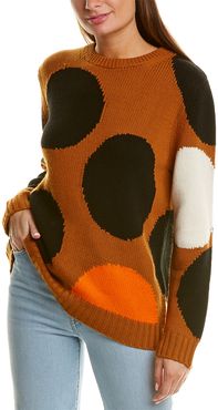 Chinti & Parker Dot Wool & Cashmere-Blend Sweater