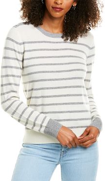 Revive Cashmere Button Shoulder Cashmere Sweater