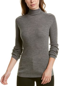 Lafayette 148 New York Ribbed Wool-Blend Sweater