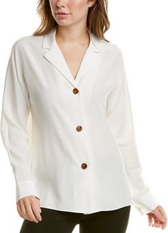 Lafayette 148 New York Mariabella Silk Blouse