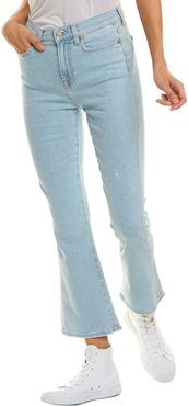 7 For All Mankind Snowboard 3 High-Waist Slim Kick Flare Leg Jean