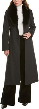 Forecaster Shawl Collar Wool-Blend Long Coat