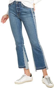 HUDSON Jeans Holly Conquest Cropped Flare Leg Jean