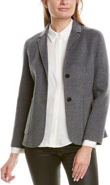 Theory Shrunken Wool & Cashmere-Blend Jacket