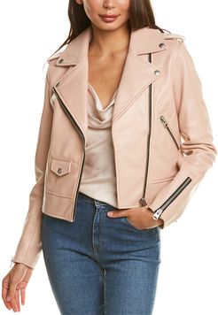 Mackage Baya-R Leather Moto Jacket