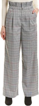 English Factory Plaid High Waist Pant