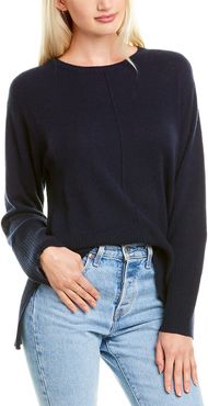 Hannah Rose High-Low Cashmere Sweater