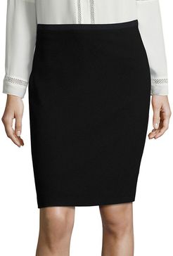 Elie Tahari Bennet Crepe Pencil Skirt