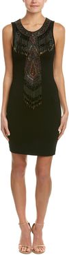 Haute Hippie Apache Embellished Sheath Dress