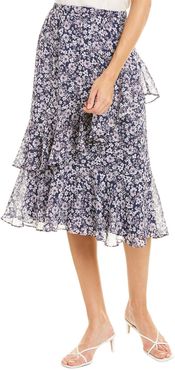 1.STATE Wildflower Bouquet Tiered Skirt