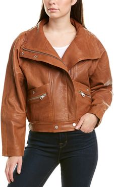 Bagatelle Leather Dolman Jacket