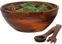 Woodard & Charles 3pc 10in Salad Bowl & Server Set