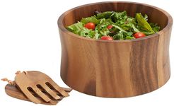 Woodard & Charles 3pc 10in Salad Bowl & Hands Set