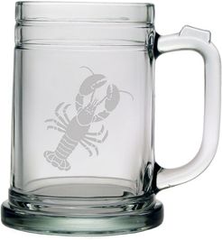 Susquehanna Glass Set of Four 16oz Tankard Mugs