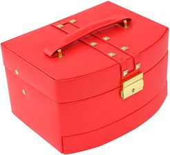 Bey-Berk Leather 3-Level Jewelry Box