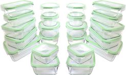 Kinetic GoGreen Glassworks 44pc Glass Food Storage Container Set