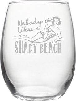 Susquehanna Glass Shady Beach Stemless Wine & Gift Box