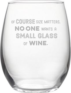 Susquehanna Glass Size Matters Stemless Wine & Gift Box