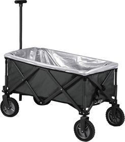 Picnic Time Adventure Wagon Elite Folding Utility Wagon with Table & Liner