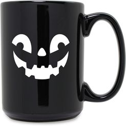 Susquehanna Glass Company Jack-o-Lantern Grande 15oz Black Mug