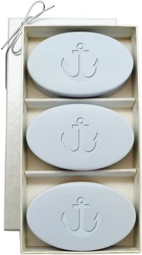 Carved Solutions Signature Spa Anchor 3-Bar Soap Set