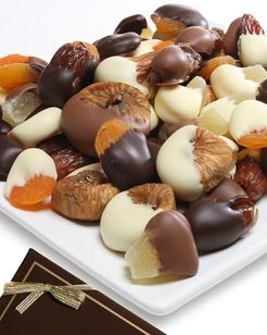 Chocolate Covered Company 1lb Mixed Belgian Chocolate Dipped Dried Fruit Assortment